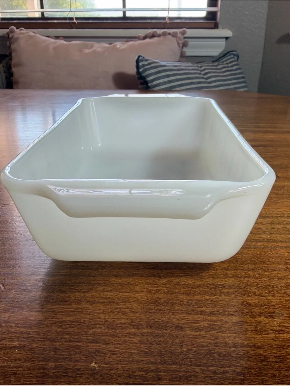 Anchor Hocking Fire King Loaf Pan  Candle Glow Atomic